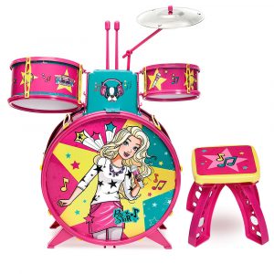 Conjunto Musical Barbie Barão Teclado Fabuloso com Microfone